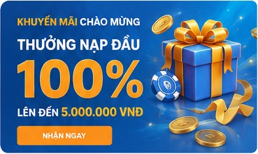 Khuyến mãi chào mừng 100%
