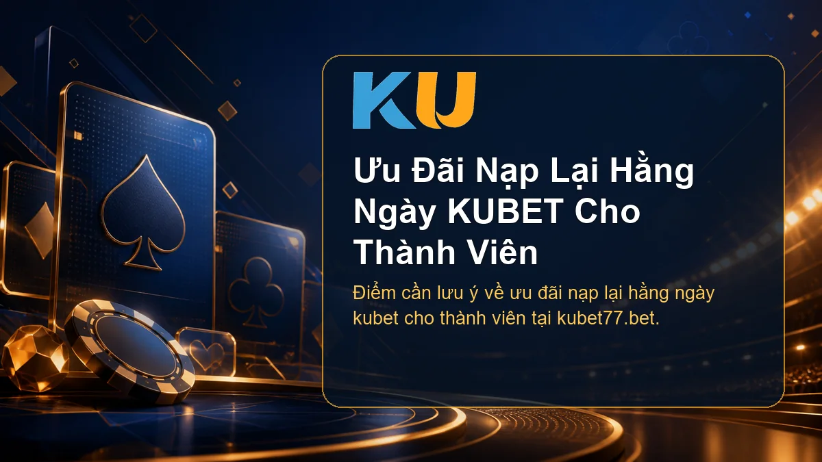 Minh họa chi tiết Ưu Đãi Nạp Lại Hằng Ngày KUBET Cho Thành Viên tại KU - 93